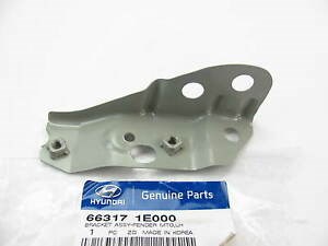 663171E000 Hyundai/Kia soporte para guardabarros delantero, derecho trasero