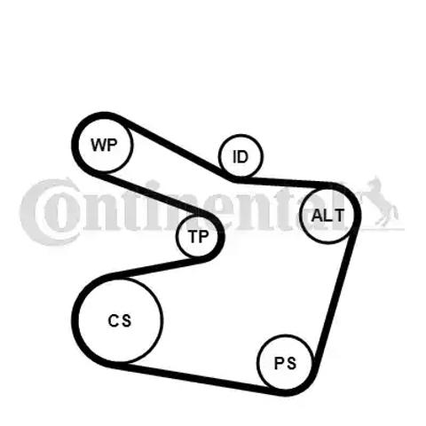 Comprar 6PK1538K2 Continental/Siemens Correa de transmisión