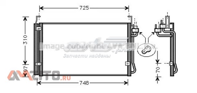 HY5071D AVA condensador aire acondicionado