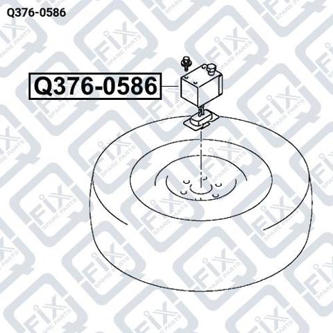 Q376-0586 Q-fix cabrestante de rueda de repuesto