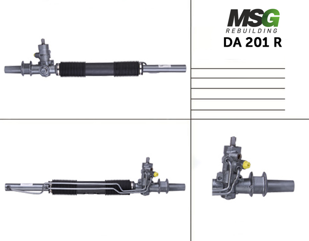 Cremallera de dirección DA201R MSG Rebuilding
