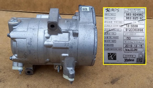 Comprar 9840203080 Peugeot/Citroen Compresor de aire acondicionado coche