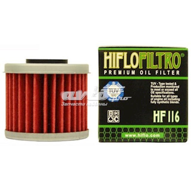 Filtro de aceite HIFLOFILTRO HF116