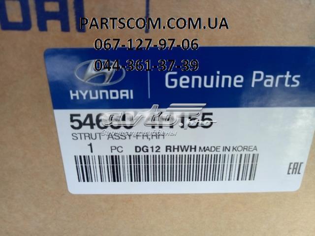 546604H155 Hyundai/Kia amortiguador delantero derecho