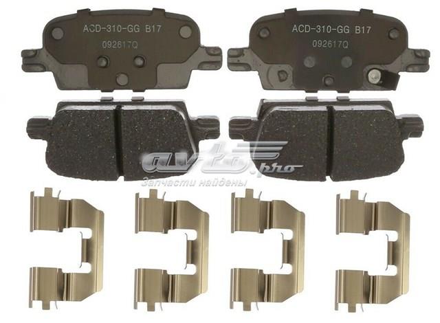 Pastillas de freno traseras 23498304 General Motors