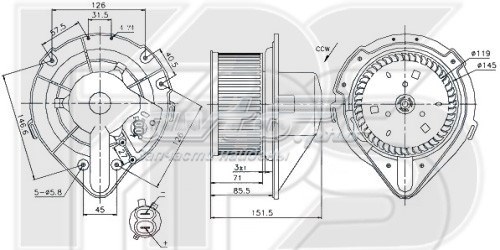 Ventilador de calefacción FPS FP12W0193 precio, desde 34,94 EUR