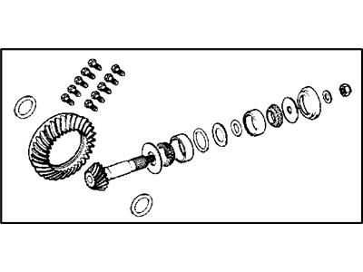 05012476AA Chrysler par principal (diferencial del eje delantero)