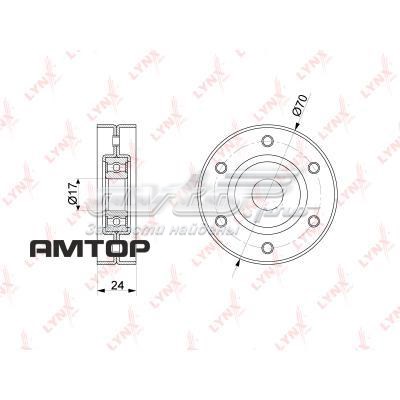 PB5213 Lynxauto rodillo, correa trapecial poli v