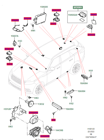 LR138596 Land Rover