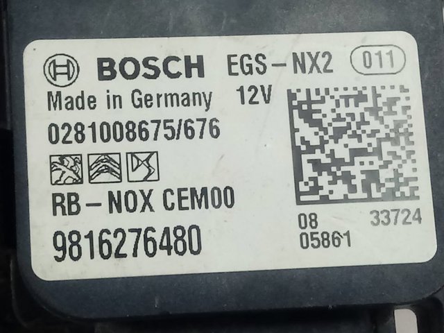 Sensor de óxidos de nitrógeno NOx delantero Opel 9816276480 precio, desde 50,91 EUR