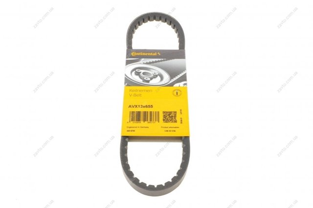 Correa de alternador AVX13X655 Continental/Siemens