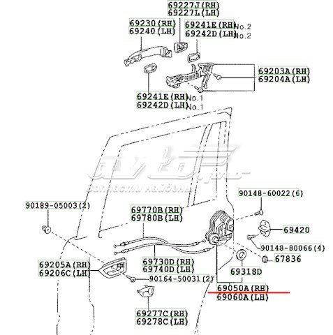 6905060091 Toyota