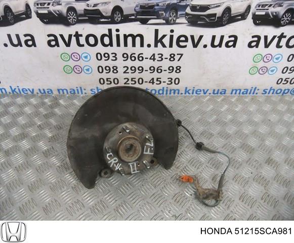 51215SCA981 Honda muñón del eje, suspensión de rueda, delantero izquierdo