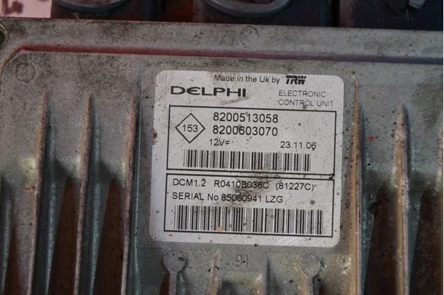 8200513058 Renault (RVI) Centralina Del Motor