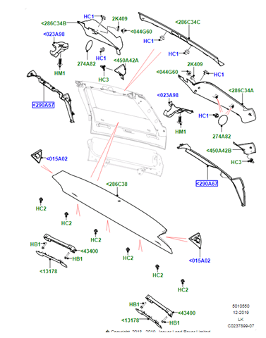 LR034417 Land Rover