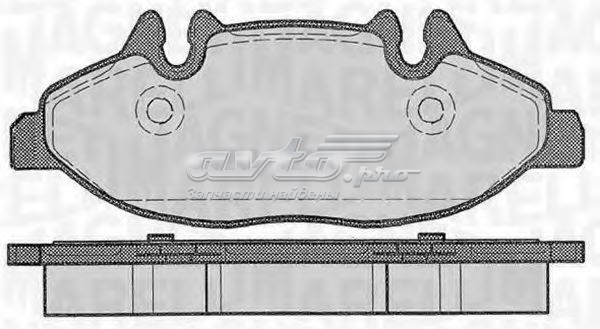 Pastillas de freno delanteras MAGNETI MARELLI 363916060329