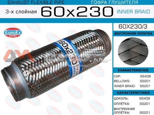 60X2303 Euroex chapa ondulada del silenciador