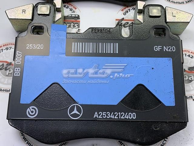 Pastillas de freno delanteras Mercedes A0004207902