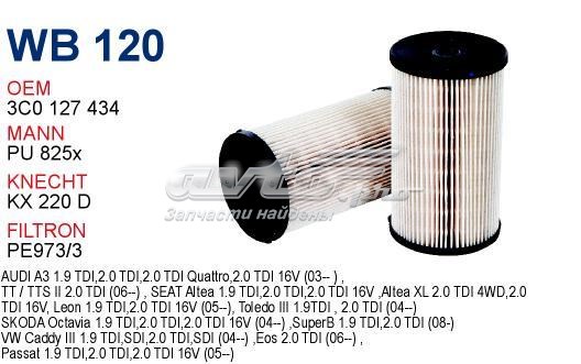 Filtro combustible WUNDER WB120