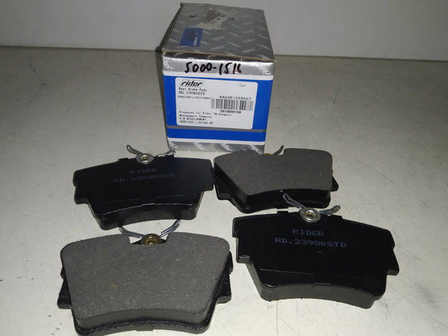 RD23980STD Rider Pastillas freno traseras