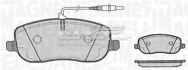 Pastillas de freno delanteras MAGNETI MARELLI 363916060182