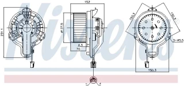 Ventilador de calefacción NRF 34631 precio, desde 59,96 EUR
