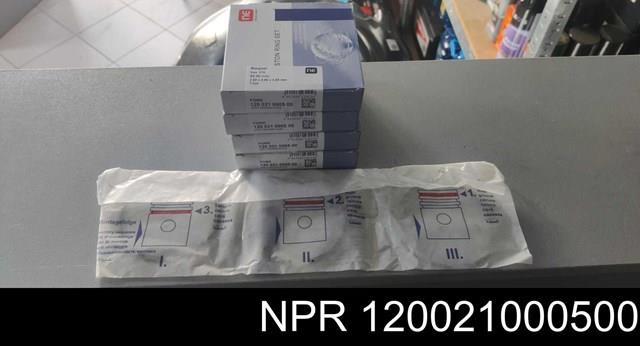120021000500 NE/NPR Juego de anillos de pistón para 1 cilindro, STD