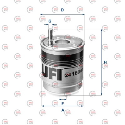 Filtro de gasoil Hyundai/Kia 31922H6970