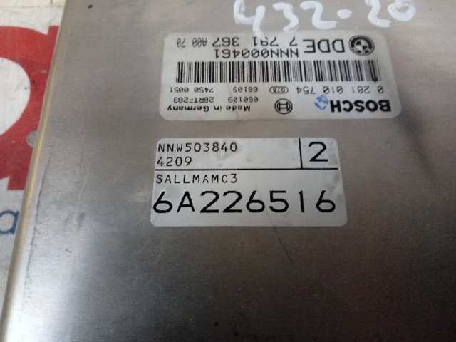 Comprar 0281010754 Land Rover ECU
