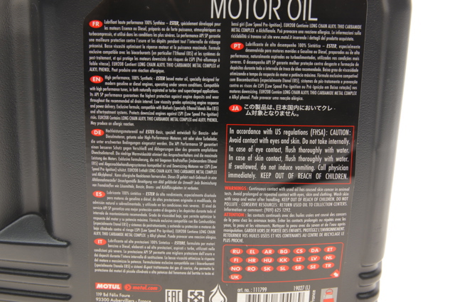 Aceite de motor 824406 Motul