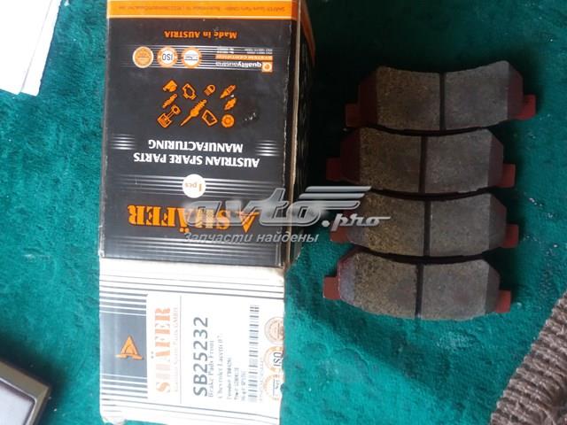 Pastillas de freno traseras de disco SHAFER SB25232