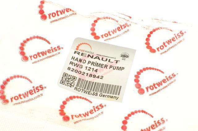 RWS1214 Rotweiss Pera de cebado manual de combustible