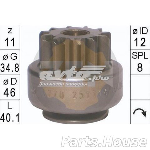Bendix arranque ZEN ZN1770