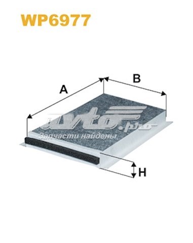 Filtro de habitáculo WIX WP6977