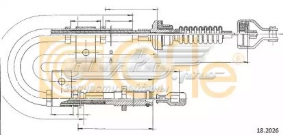 Cable embrague Mitsubishi Colt 3 (C5A)