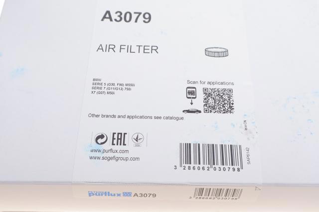 Comprar A3079 Purflux Filtro de aire