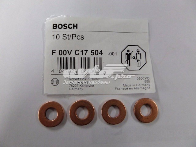 Kit de reparación, inyector BOSCH F00VC21001