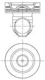 8743760000 Nural pistón completo para 1 cilindro, std