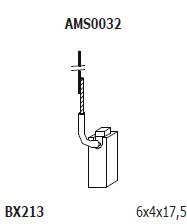AMS0032 Magneti Marelli escobillas alternador
