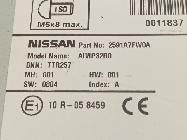  Nissan/Infiniti 2591A7FW0A precio, desde 357,19 EUR