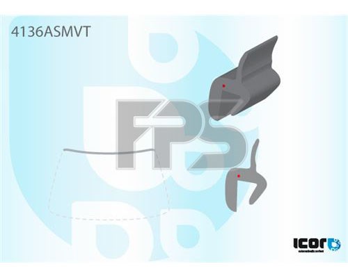 Comprar 861304H000 Hyundai/Kia Moldura superior del parabrisas