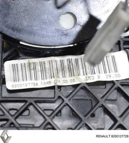 Conmutador derecho de la columna de dirección 8200127728 Renault (RVI)