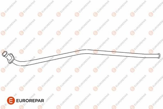 E12841N Eurorepar tubo de admisión del silenciador de escape delantero