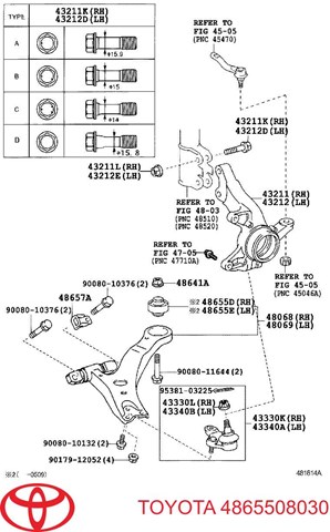 4865508030 Toyota