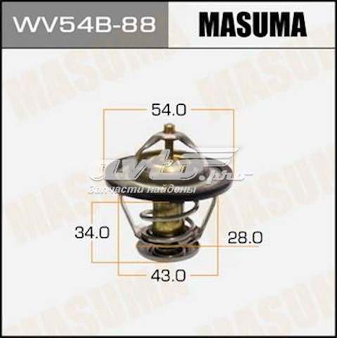 Termostato, refrigerante MASUMA WV54B88