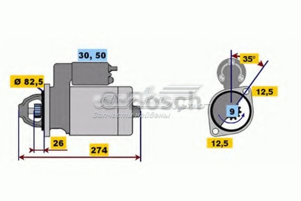 Motor de arranque BOSCH 0001218119