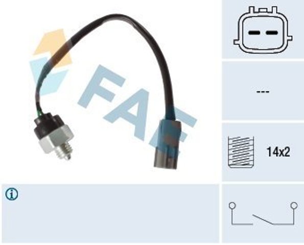 40988 FAE interruptor, piloto de marcha atrás