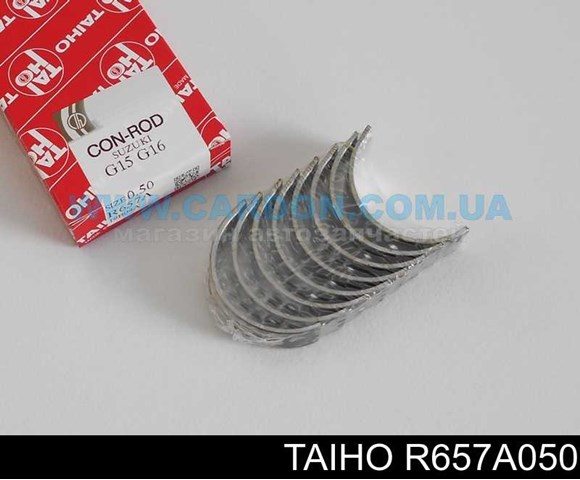 R657A050 Taiho juego de cojinetes de biela, cota de reparación +0,50 mm