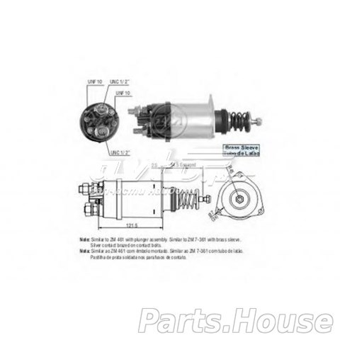 ZM361 ZM interruptor magnético, estárter