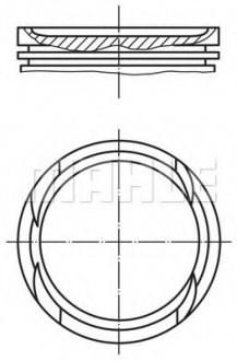Pistón completo para 1 cilindro, segunda reparación (+0,50 mm) Mahle Original 0100501 precio, desde 113,54 EUR